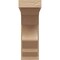 Ekena Millwork 6"W x 12"D x 18"H Classic Sheridan Rough Cedar Woodgrain TimberThane Corbel, Primed Tan CORUR06X12X18SHERCPR - alternate 4